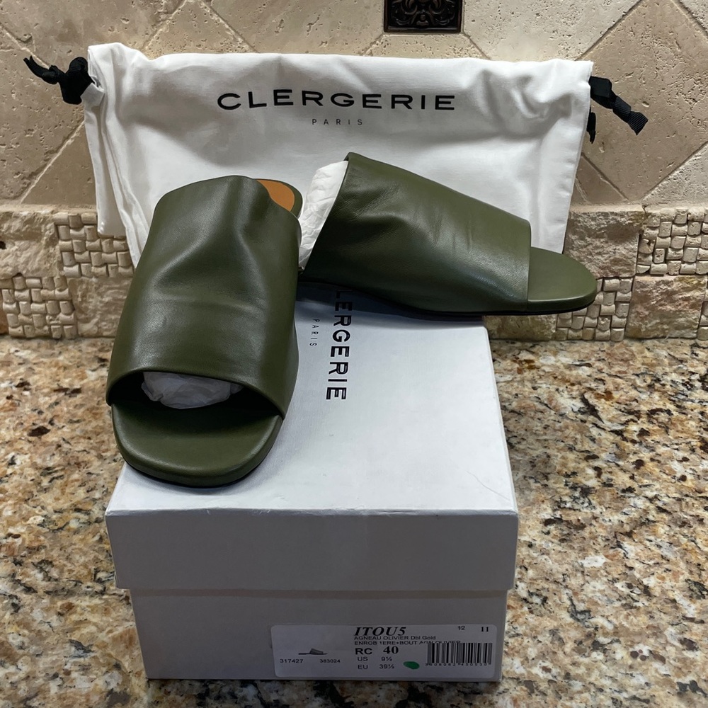 Robert Clergerie Itou5 Napa Leather Sandals Women’s Size EU 39.5 US 9.5 or RC 40 - Picture 3 of 10